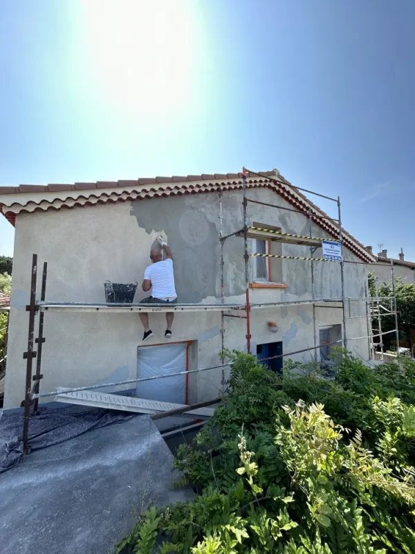 Rénovation de façade enduit RPE