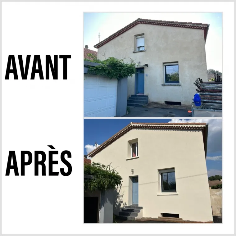 Ravalement de façade à Valence, Romans-sur-Isère, Alexis Echinard