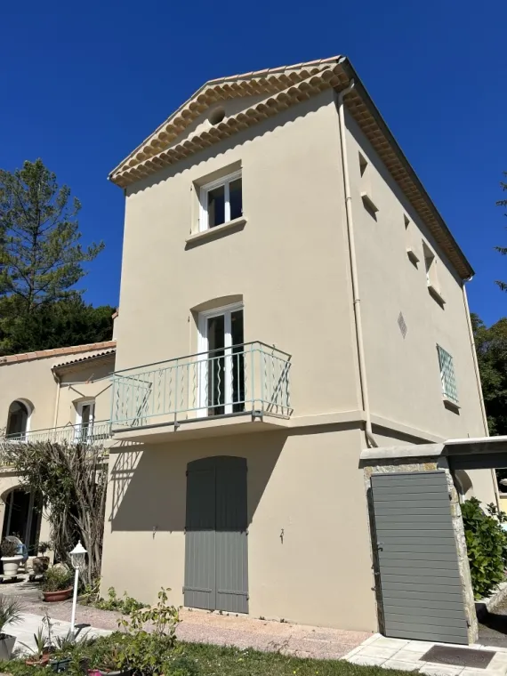 Peinture façade d’une maison à Montélimar 