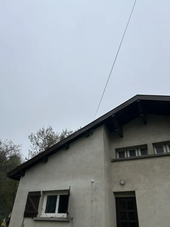 Peinture et habillage des passes de toit à Romans sur Isère