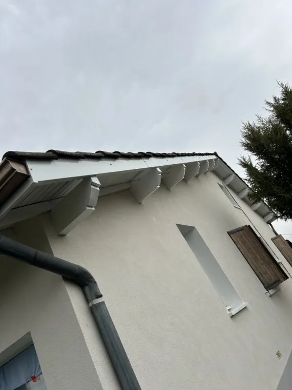 Rénovation d'une facade et des planches de rives à Romans sur Isère