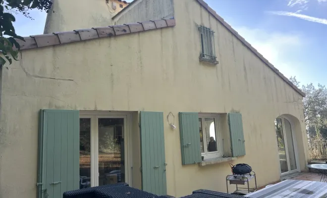 Peinture façade d’une maison à Montélimar 
