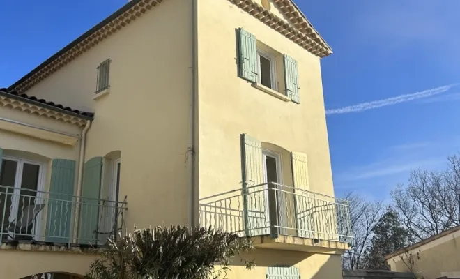 Peinture façade d’une maison à Montélimar 