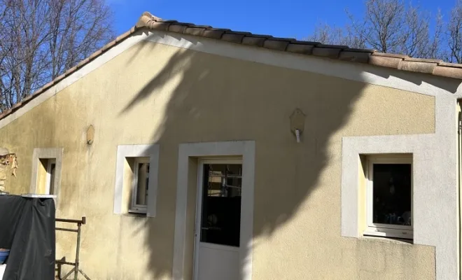 Peinture façade d’une maison à Montélimar 