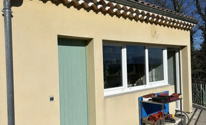 Peinture façade d’une maison à Montélimar 