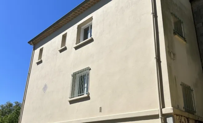 Peinture façade d’une maison à Montélimar 
