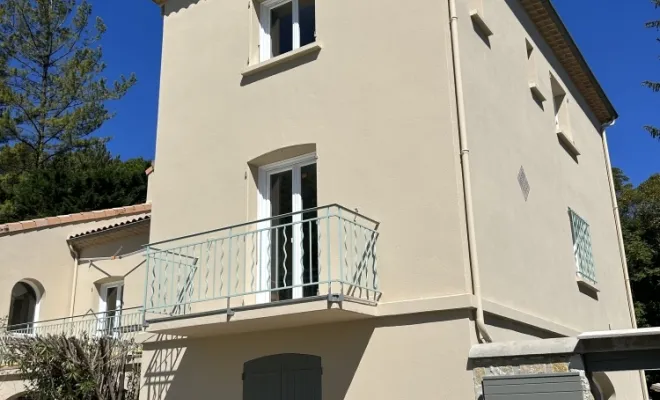Peinture façade d’une maison à Montélimar 