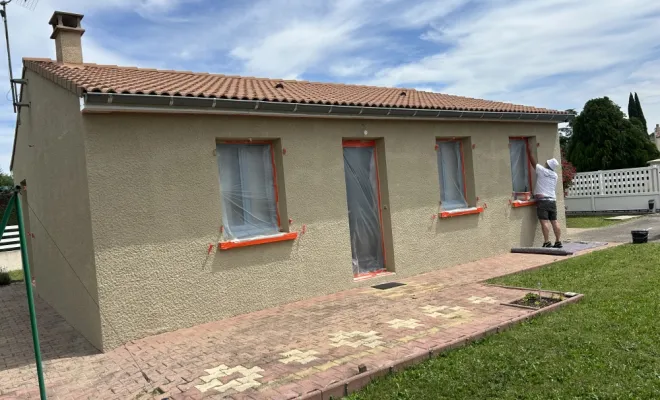 Rénovation des façades d’une maison à Valence 